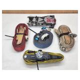 (5) Large Assorted E-Track Cargo Straps