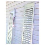 Set of 1/2 Ton 84' L x 10' W Steel Trailer Ramps