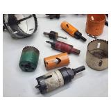 Large Assortment of Hole Saws