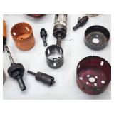 Large Assortment of Hole Saws