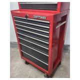 Craftsman 2 Part Upper and Bottom 17 Draw Rolling Tool Chest