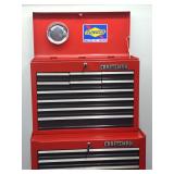 Craftsman 2 Part Upper and Bottom 17 Draw Rolling Tool Chest