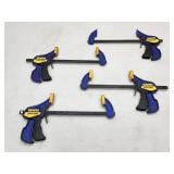 Assorted Irwin 2nd Hand Quick Grip Clamps