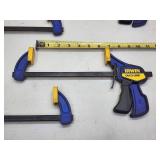 Assorted Irwin 2nd Hand Quick Grip Clamps