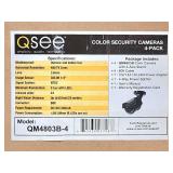Q-See 4 Pk Color Security Cameras