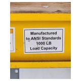 Yellow Scaffolding Baker-Style 1000 lb. Capacity
