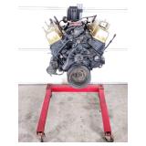 GM 327ci. Small Block Motor with Engine Stand
