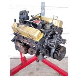 GM 327ci. Small Block Motor with Engine Stand