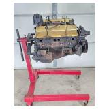 GM 327ci. Small Block Motor with Engine Stand