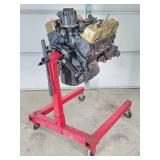 GM 327ci. Small Block Motor with Engine Stand