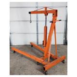 Central Hydraulic 2-Ton Foldable Engine Shop Crane
