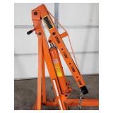 Central Hydraulic 2-Ton Foldable Engine Shop Crane