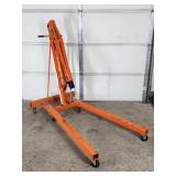Central Hydraulic 2-Ton Foldable Engine Shop Crane