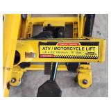 Central Hydraulics Portable 1500 lb. Capacity ATV / Motorcycle Lift
