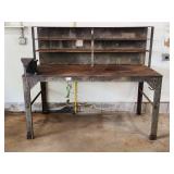 Welding Workstation with Mounted Vise and Welding Clamps