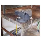 Welding Workstation with Mounted Vise and Welding Clamps