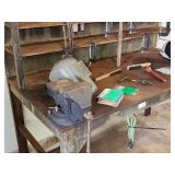 Welding Workstation with Mounted Vise and Welding Clamps