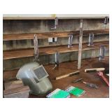Welding Workstation with Mounted Vise and Welding Clamps