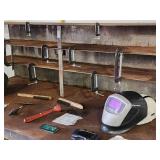 Welding Workstation with Mounted Vise and Welding Clamps