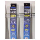 (4) 4 ft LED Shop Lights
