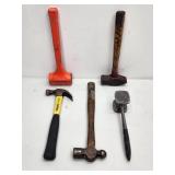 (5) Assorted Hammers