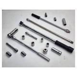 Assorted 1/2 in. Drive Sockets with Torque Wrench