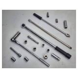 Assorted 1/2 in. Drive Sockets with Torque Wrench