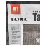Blue HFT 8 ft x 10 ft 4 Mesh Tarp