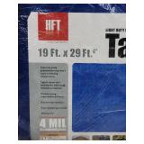 Blue HFT 19 ft x 29 ft 4 Mil Tarp