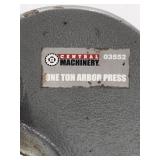 Central Machine 1 Ton Arbor Press