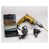 DeWalt 1/2 in. Variable Speed Electric Drill with Accessories