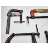 (4) Assorted X-Large Welding Clamps