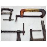 (4) Assorted X-Large Welding Clamps