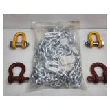Logging Chain with Shackles