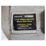 Chicago Electric 7-1/4' Worm Gear Circular Saw