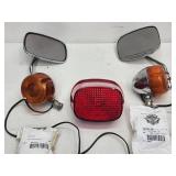 Assorted Harley-Davidson Motorcycle Parts
