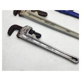 (3) Assorted Sizes Plumbers Wrenches