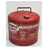 Vintage 5 Gal Eagle Galvanized Gasoline Can