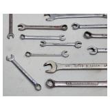 Assorted Standard Open-Box End Wrenches