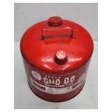 Vintage 6 Gal Eagle Sno Go Gasoline Can
