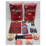 Assorted Shop Supplies and Hand Tools