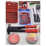Assorted Shop Supplies and Hand Tools