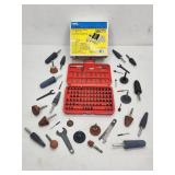 Large Assortment of Air Tool Grinding/Polishing Accessories with Drill Accessories Kit