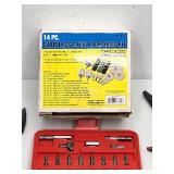 Large Assortment of Air Tool Grinding/Polishing Accessories with Drill Accessories Kit