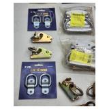 Assorted trailer Hardware for Cargo Straps