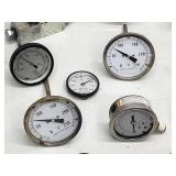 Assorted Air and Oil Pressure Gauges