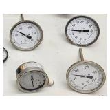 Assorted Air and Oil Pressure Gauges