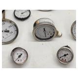 Assorted Air and Oil Pressure Gauges