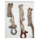(3) Lifting Straps with Shackles