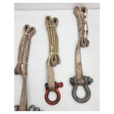 (3) Lifting Straps with Shackles